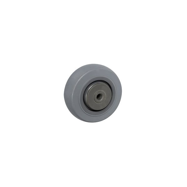 Casterhq 3"x1-1/4" GRAY THERMO RUBBER (NON MARKING) WHEEL, 210 LBS CAPACITY CB-GTR3 - main